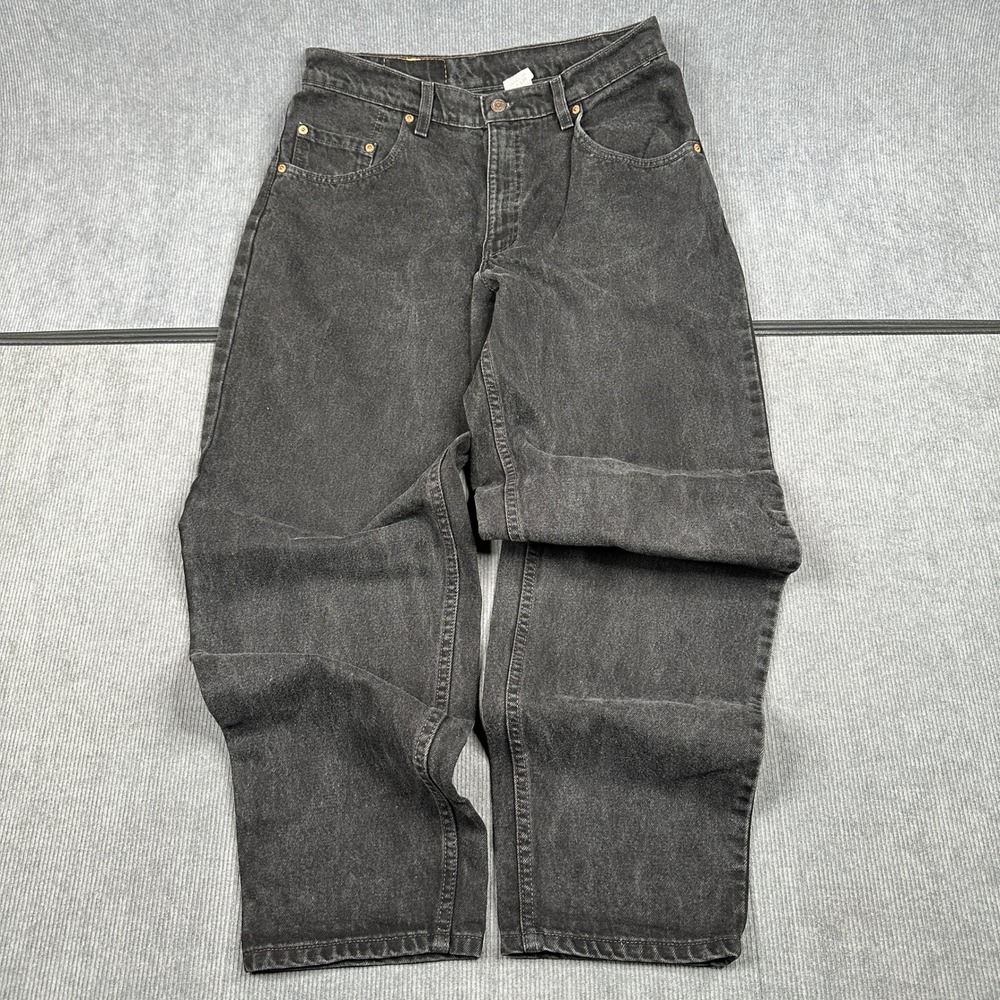 Vintage Levis 560 Loose‎ Fit Tapered Leg Black Jeans Mens 33x30 Made in USA